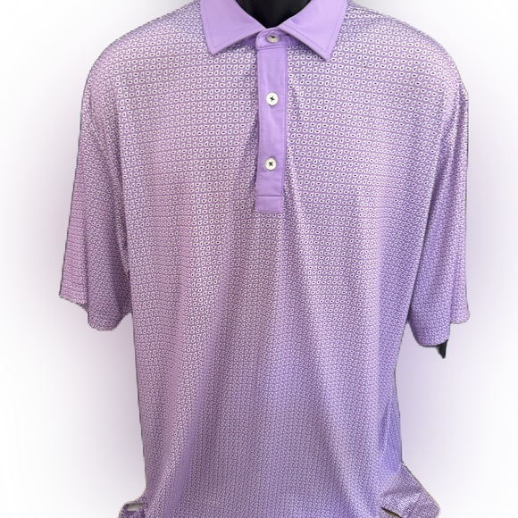 FootJoy Other - Foot Joy Men’s Purple Paisley Golf Polo Shirt. Size Large